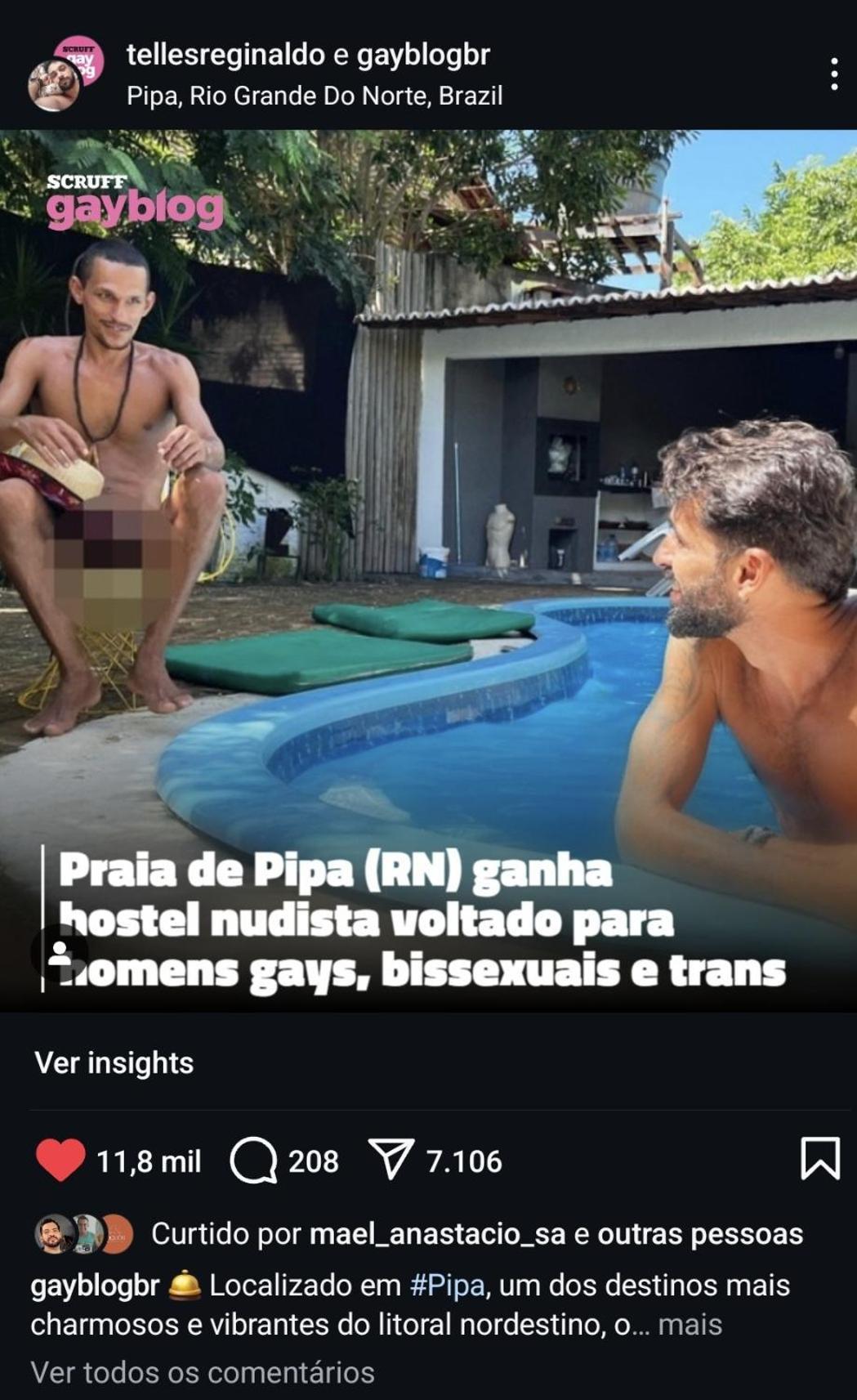 Pelados Beach Hostel Praia de Pipa エクステリア 写真